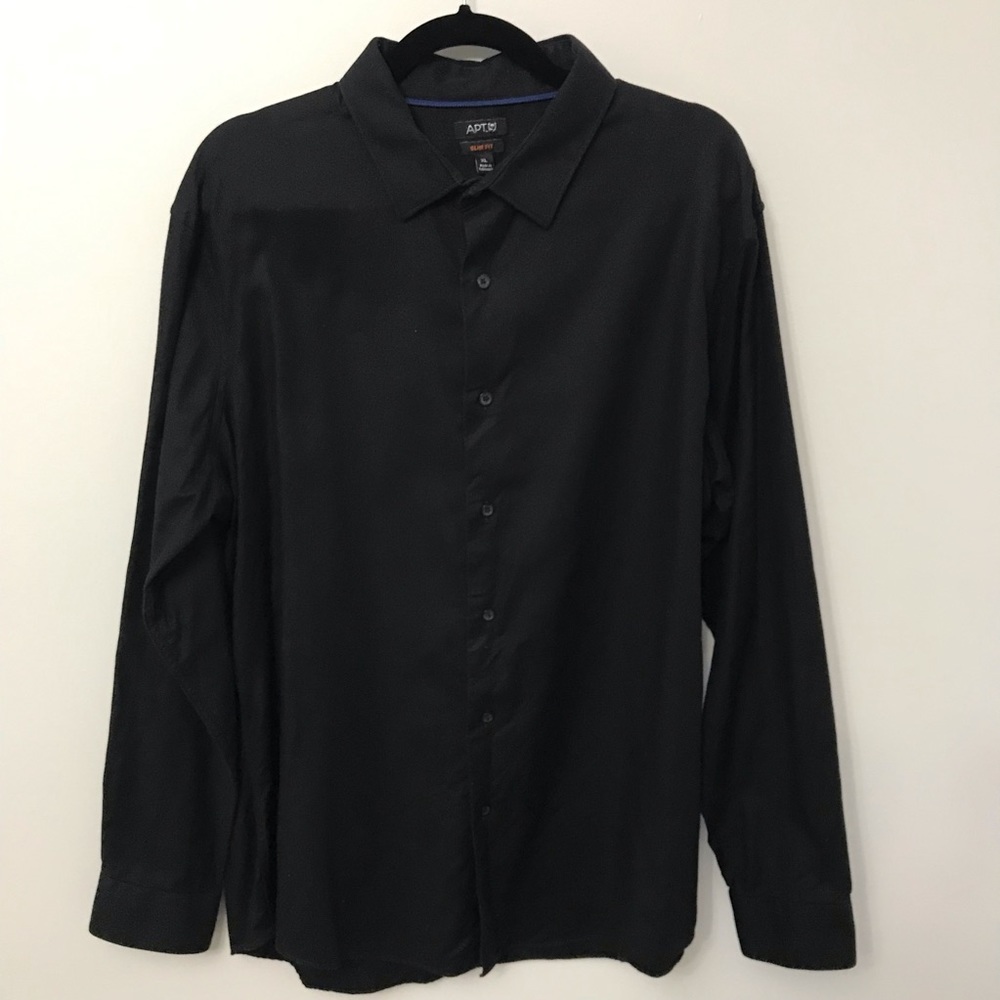 Black button up shirt